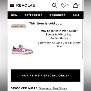 Golden Goose GGDB May sneakers pink, red, white